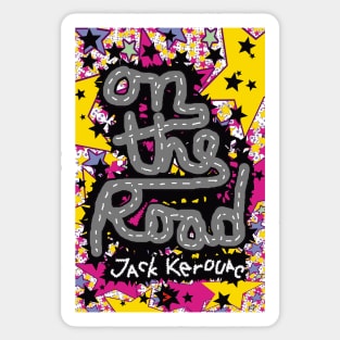 Uh-oh ON THE ROAD by Jack Kerouac Sticker